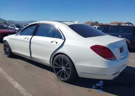 2015 Mercedes-Benz S 550 from USA, damaged, VIN WDDUG8CB7FA167909
